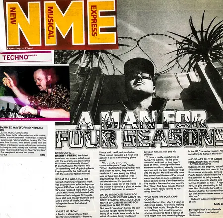 NME press feature on Freddy Fresh